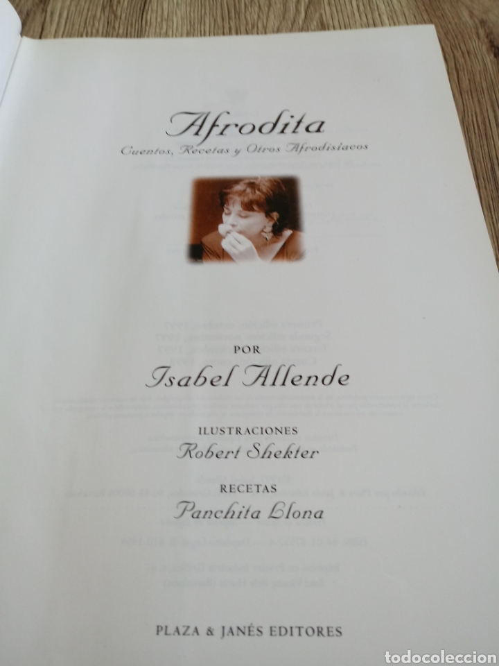 Libros de segunda mano: Afrodita de Isabel Allende - Foto 3