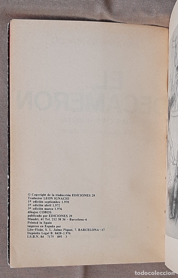 Libros de segunda mano: El Decameron. Giovanni Boccaccio. - Foto 4