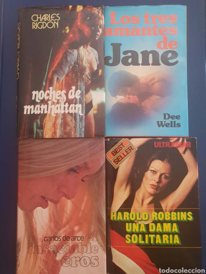 Libri di seconda mano: 4 NOVELAS NOCHES DE MANHATTAN/ LOS AMANTES DE JANE /EL INSACIABLE EROS / UNA DAMA SOLITARIA