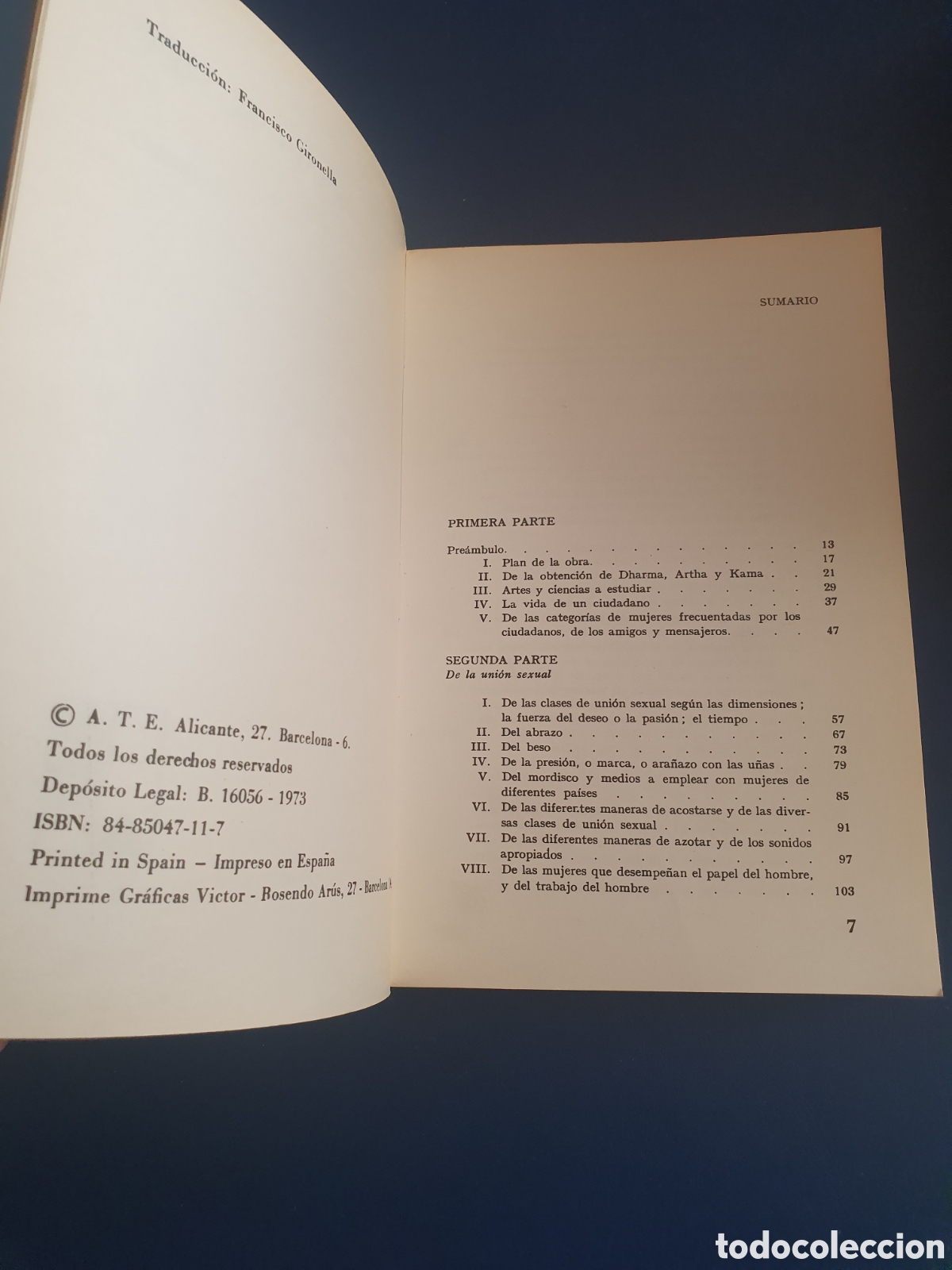 Libros de segunda mano: KAMA SUTRA A.T.E 1973 - Foto 2