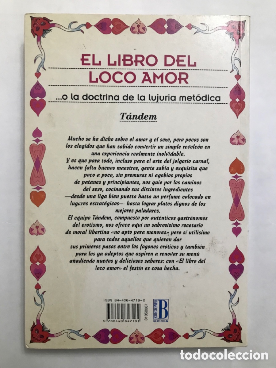 Libros de segunda mano: Tandem - El Libro del Loco Amor - Foto 2