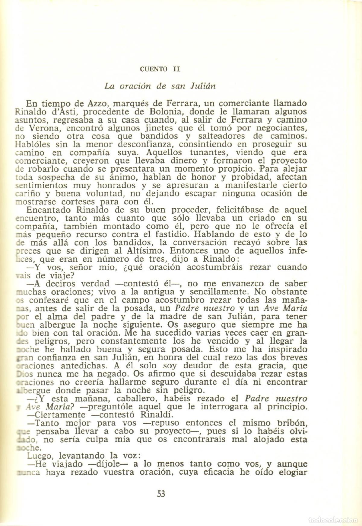 Libros de segunda mano: Decameron - Boccaccio, Giovanni - Foto 2