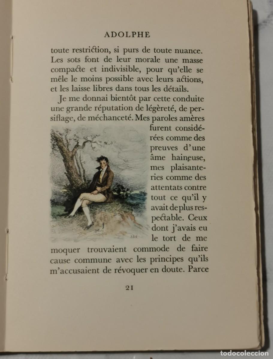 Libros de segunda mano: ADOLPHE - Benjamin Constant, Paul-&Eacute;mile B&Eacute;CAT (En Franc&eacute;s) - Foto 4