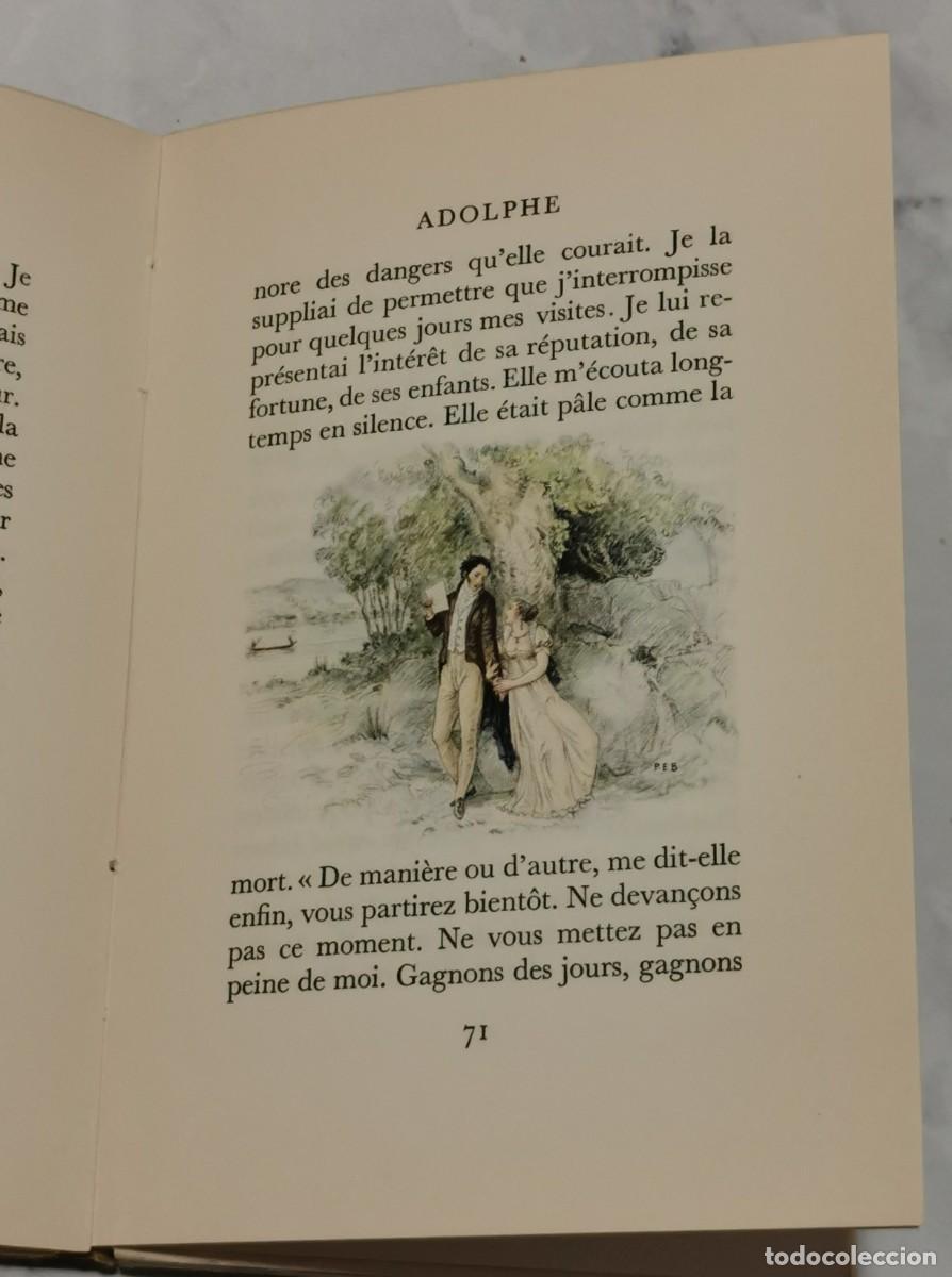 Libros de segunda mano: ADOLPHE - Benjamin Constant, Paul-&Eacute;mile B&Eacute;CAT (En Franc&eacute;s) - Foto 6