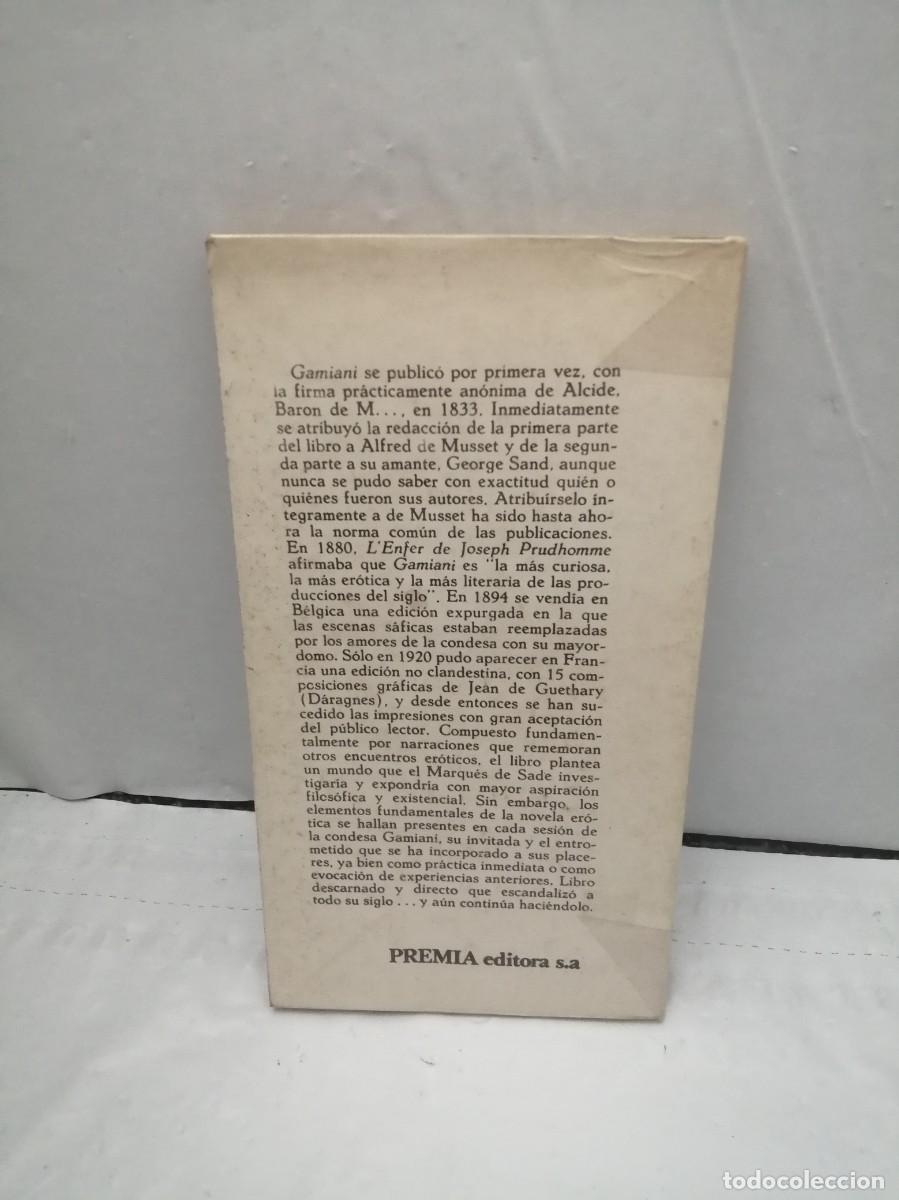 Libros de segunda mano: Gamiani (Los Brazos de Lucas) - Foto 2