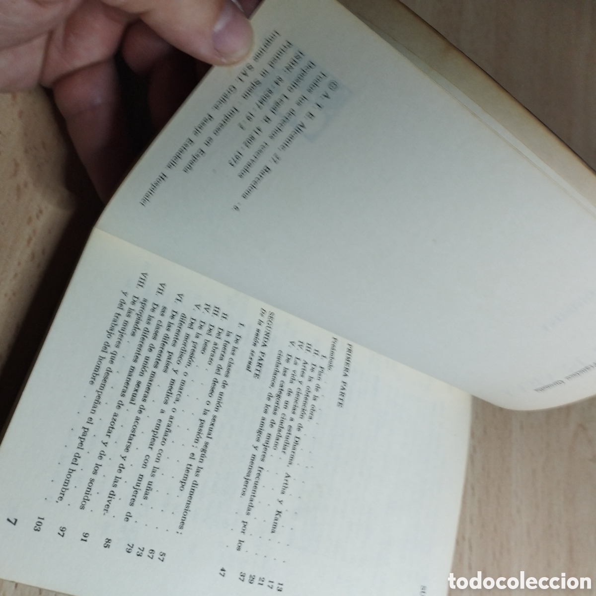 Libros de segunda mano: Kama sutra. 1973 . Editorial ATE. - Foto 4