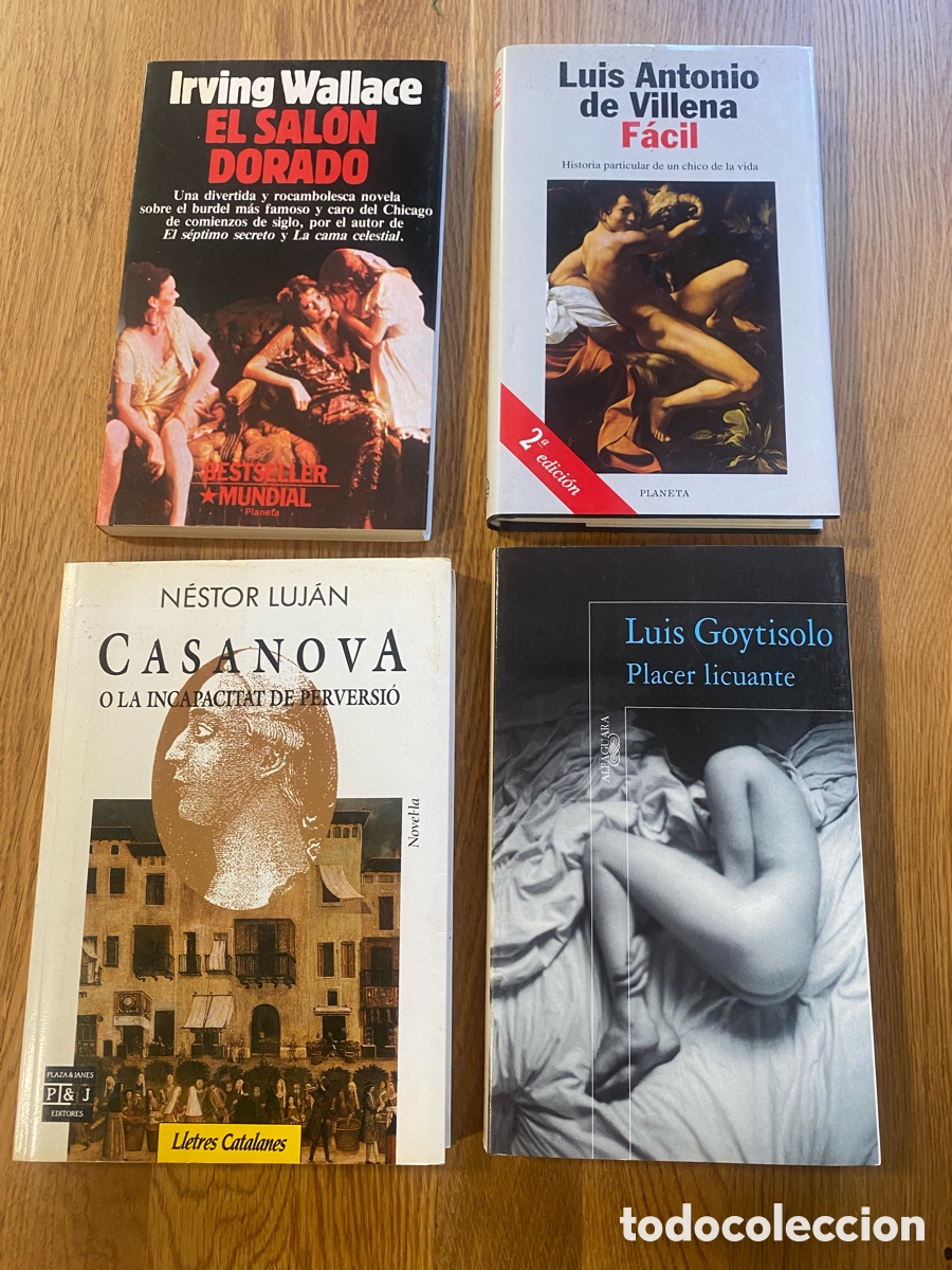 lote de libros 4 eroticos - Compra venta en todocoleccion