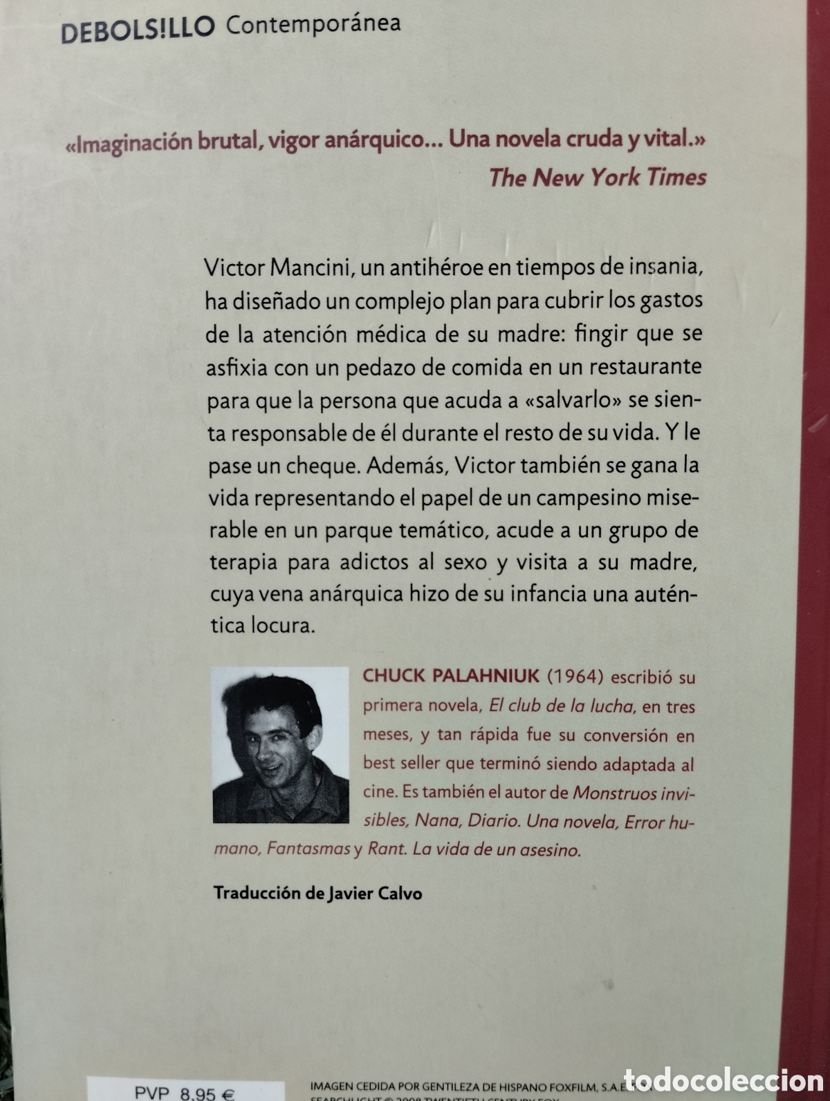 Libros de segunda mano: Asfixia, Chuck Palahniuk - Foto 2