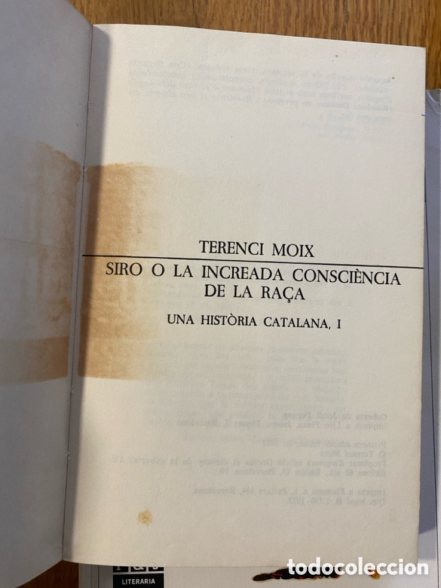 Libros de segunda mano: 4 EJEMPLARES DE TERENCI MOIX - Foto 2