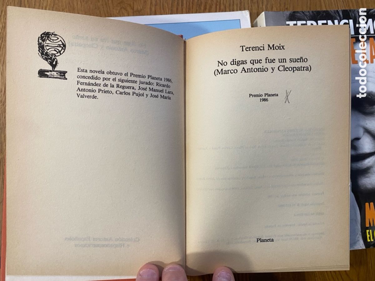 Libros de segunda mano: 4 EJEMPLARES DE TERENCI MOIX - Foto 4