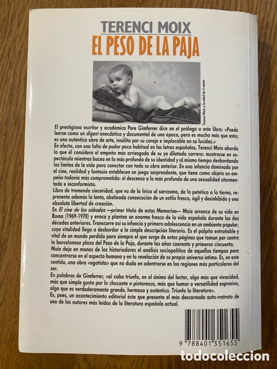 Libros de segunda mano: 4 EJEMPLARES DE TERENCI MOIX - Foto 14