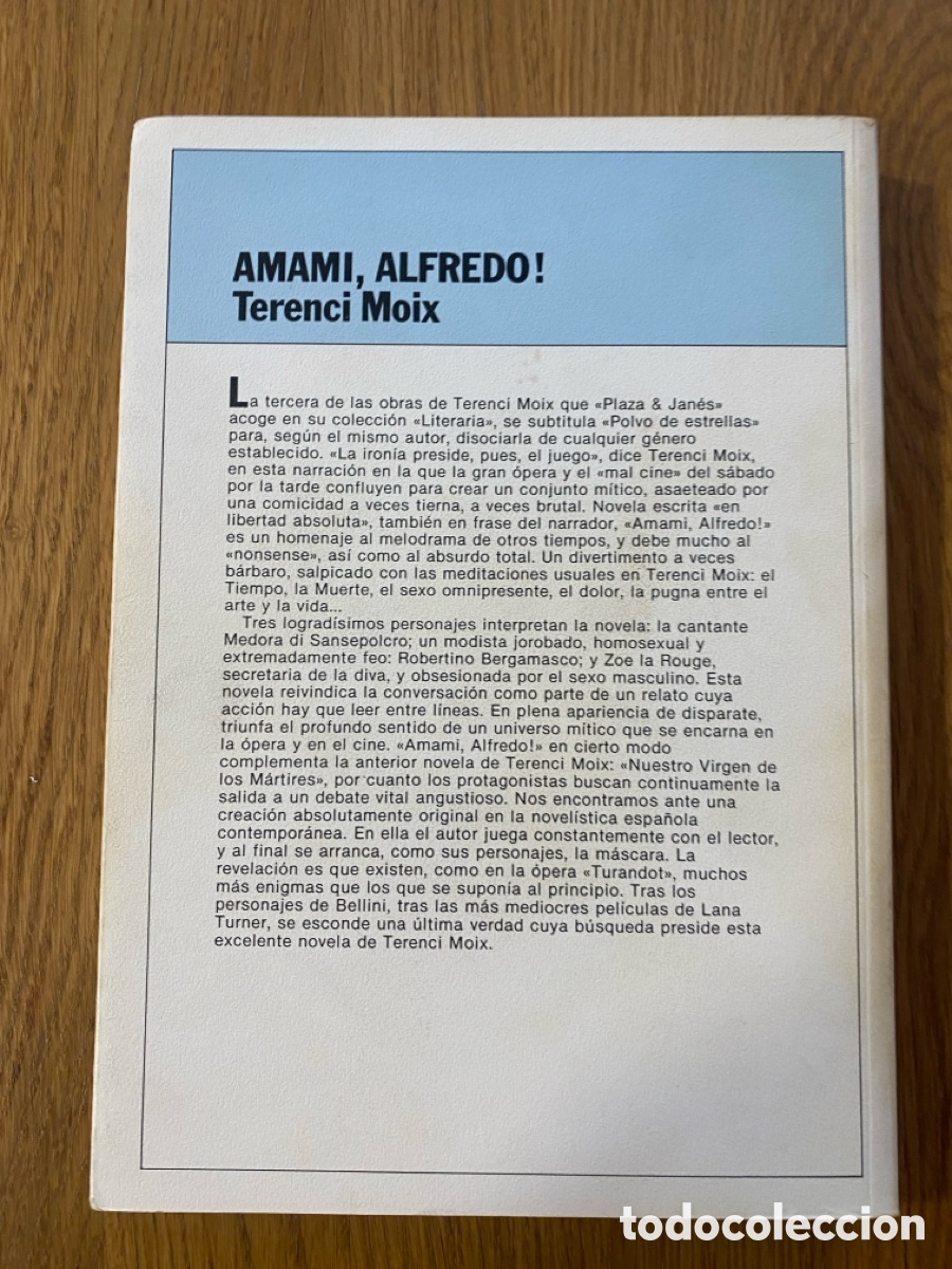 Libros de segunda mano: 4 EJEMPLARES DE TERENCI MOIX - Foto 15