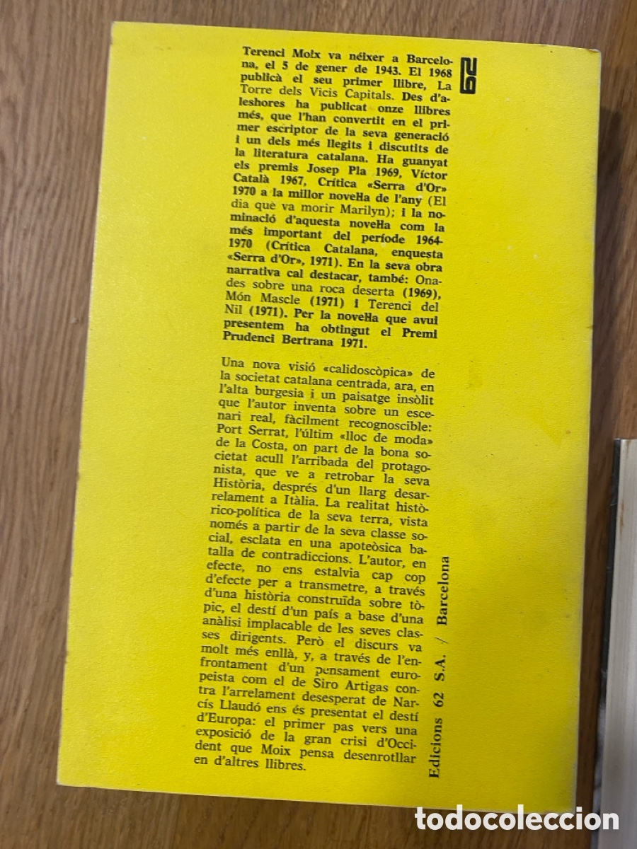 Libros de segunda mano: 4 EJEMPLARES DE TERENCI MOIX - Foto 16