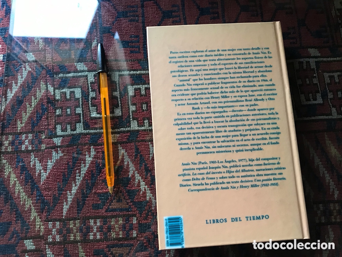 Libros de segunda mano: Incesto. Ana&iuml;s Nin. Siruela - Foto 3