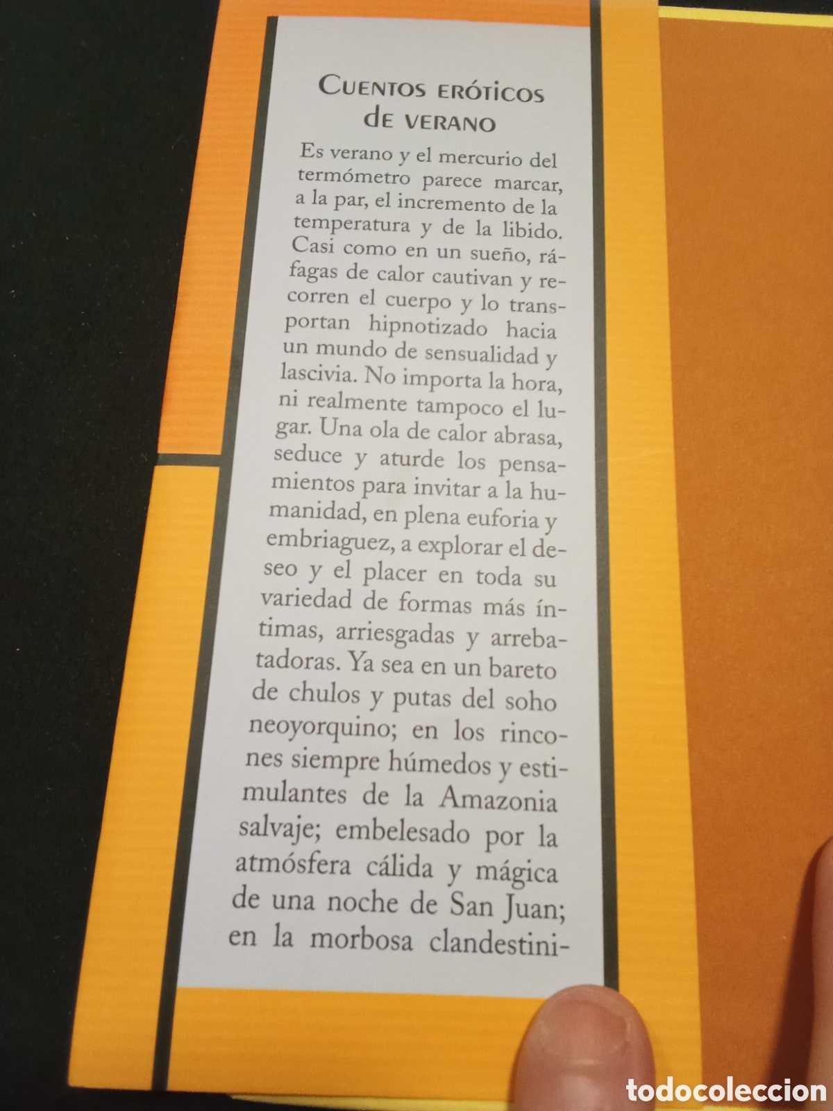 Libros de segunda mano: CUENTOS ER&Oacute;TICOS DE VERANO - Foto 2
