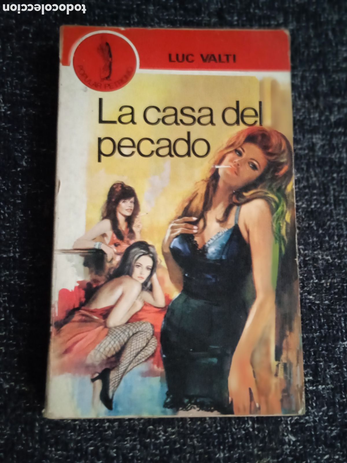 Libros de segunda mano: LA CASA DEL PECADO. / LUC VALTI. - Foto 1