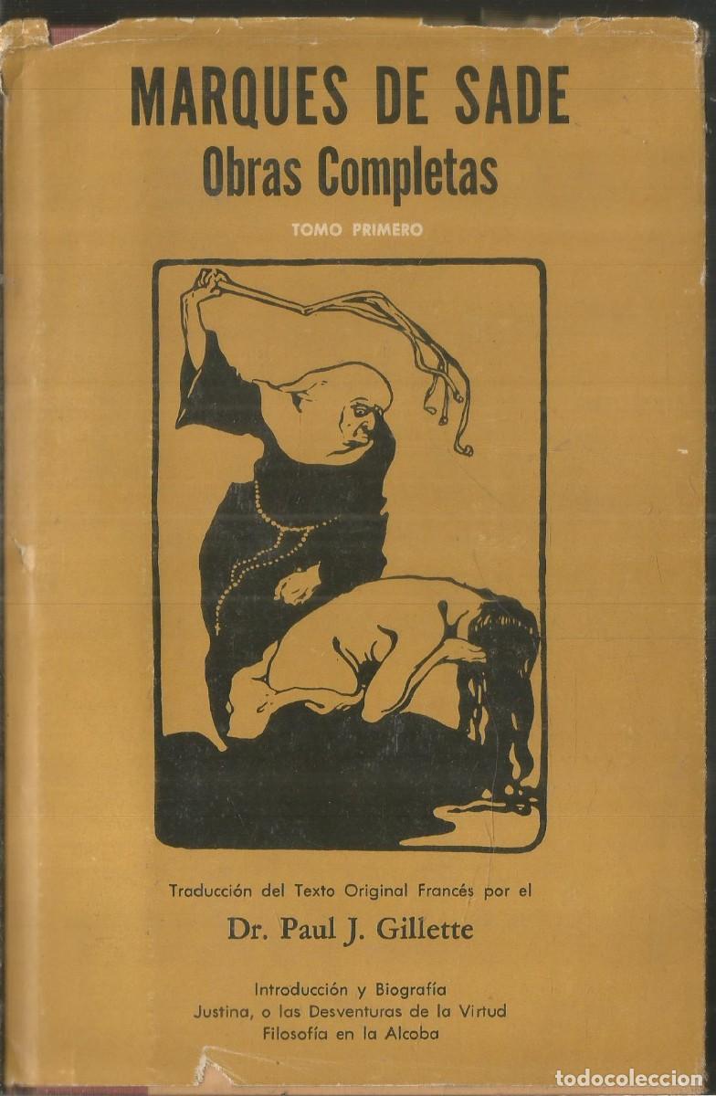 Libri di seconda mano: MARQUES DE SADE. OBRAS COMPLETAS. TOMO PRIMERO. EDASA. EDHASA. PRIMERA EDICION