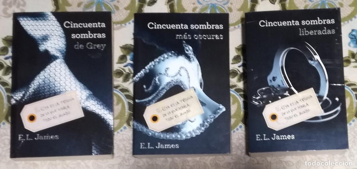 Libros de segunda mano: Trilogia Cincuenta sombras de Grey (50 sombras; Mas oscuras; Liberadas) - E. L. James; Grijalbo