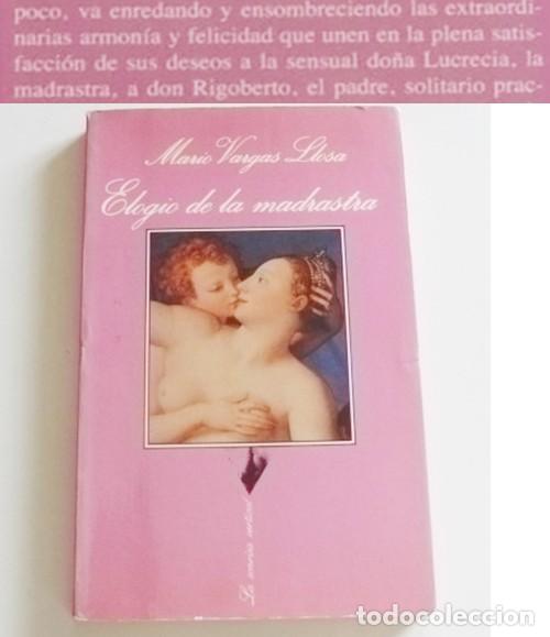 Libros de segunda mano: ELOGIO DE LA MADRASTRA MARIO VARGAS LLOSA NOVELA ER&Oacute;TICA SONRISA VERTICAL EROTISMO SEXO LIBRO 1&ordf; ED.