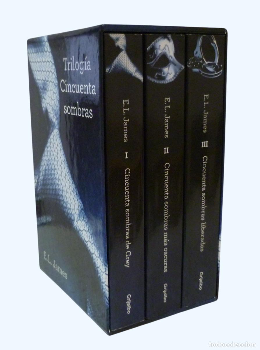 Libros de segunda mano: Trilog&iacute;a Cincuenta Sombras De Grey &ndash; E.L. James / Grijalbo
