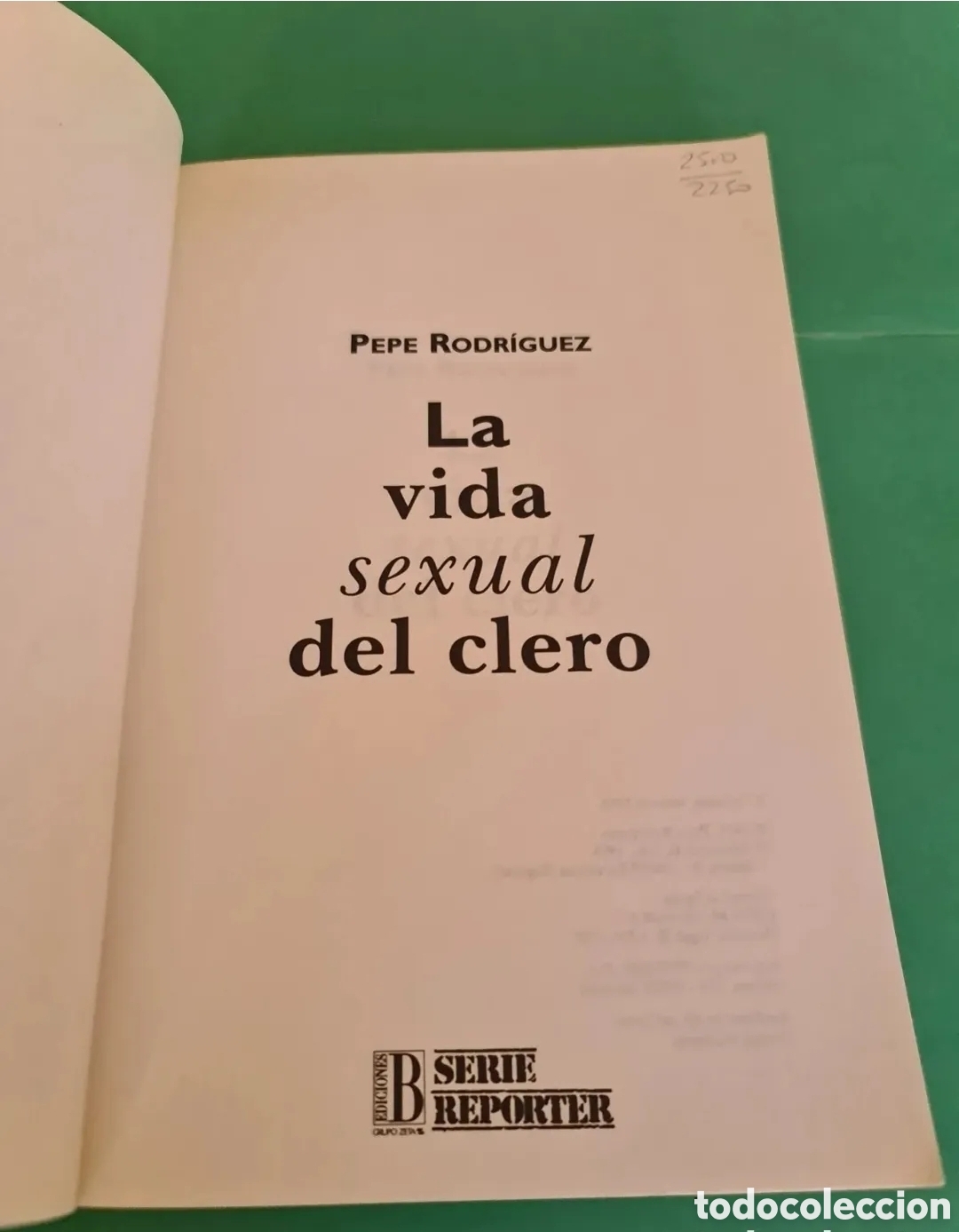 Libros de segunda mano: Libro La vida sexual del Clero. - Foto 3