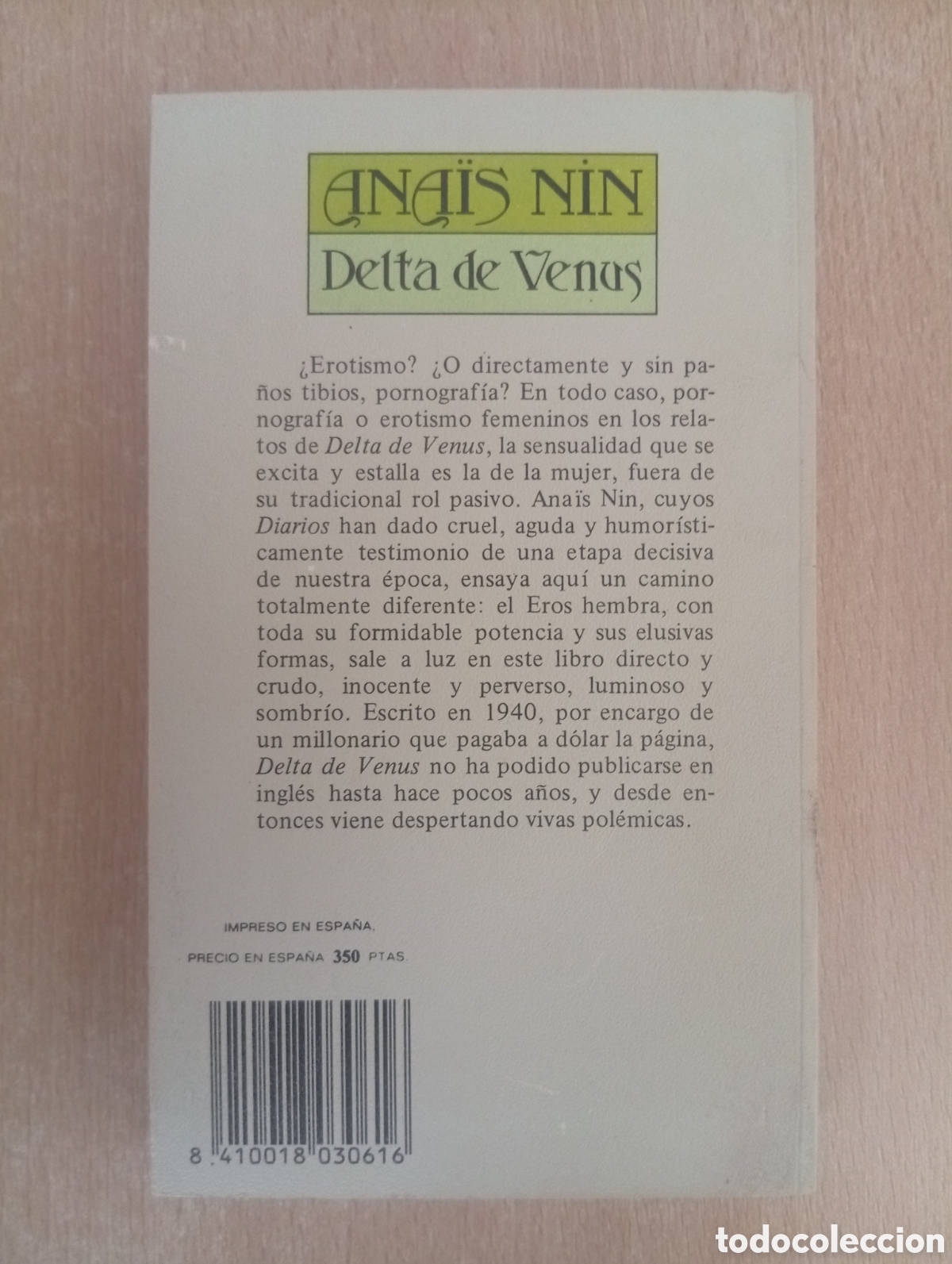 Libros de segunda mano: DELTA DE VENUS. Ana&iuml;s Nin - Foto 2