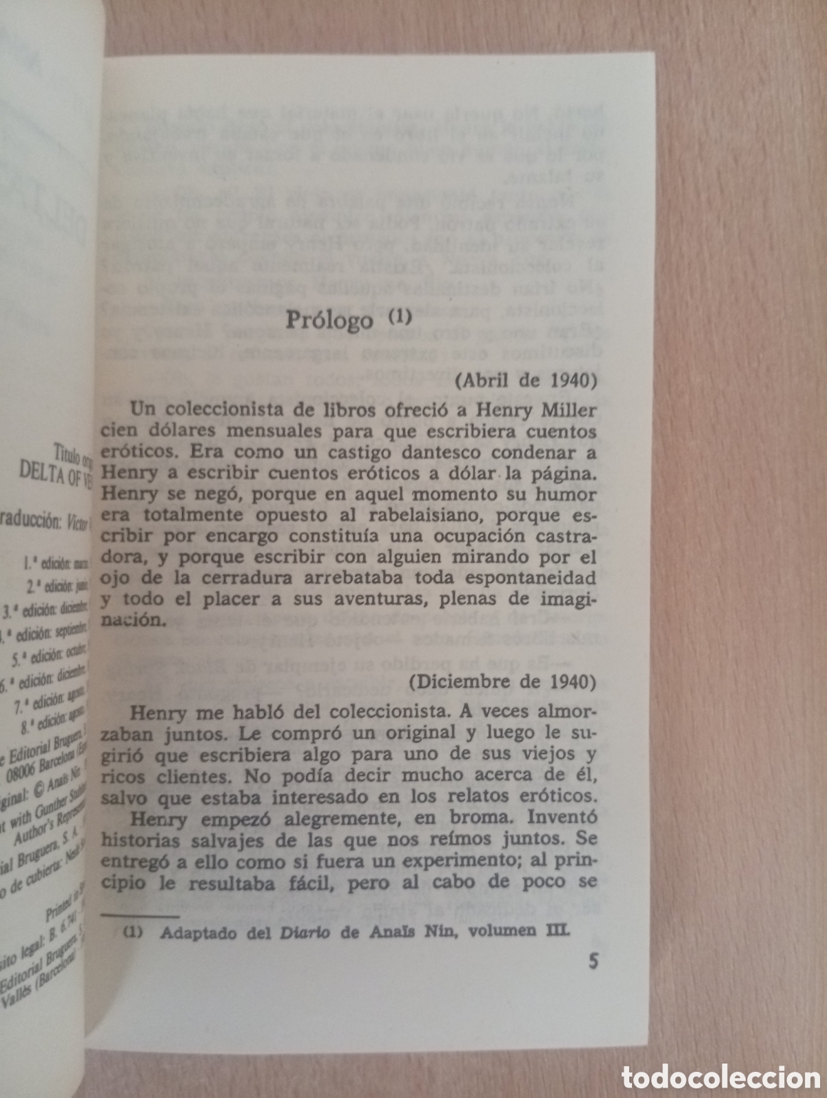 Libros de segunda mano: DELTA DE VENUS. Ana&iuml;s Nin - Foto 8