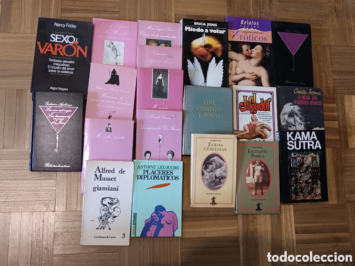 Libros de segunda mano: Lote 17 libros literatura er&oacute;tica.