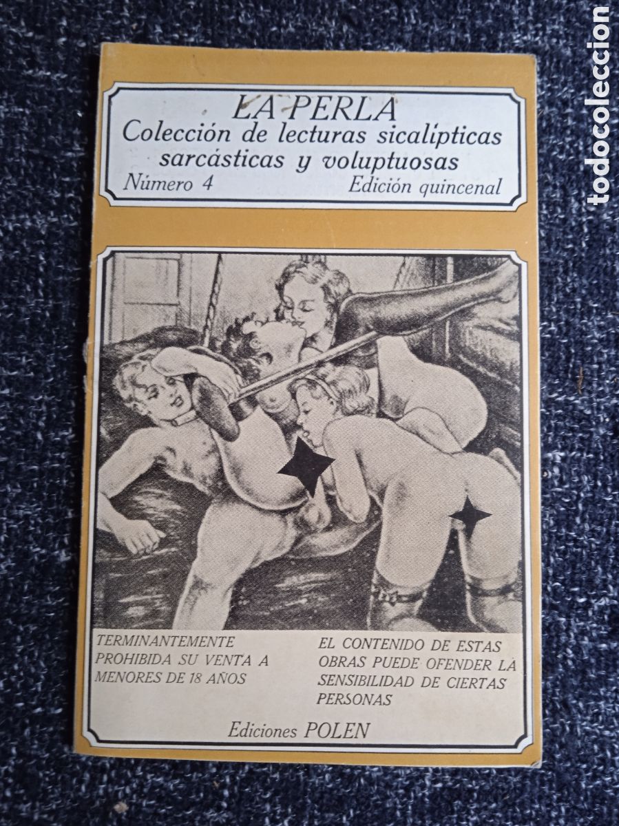 Libros de segunda mano: LA PERLA, LECTURAS SICALIPTICAS SARCASTICAS Y VOLUPTUOSAS N&ordm; 4