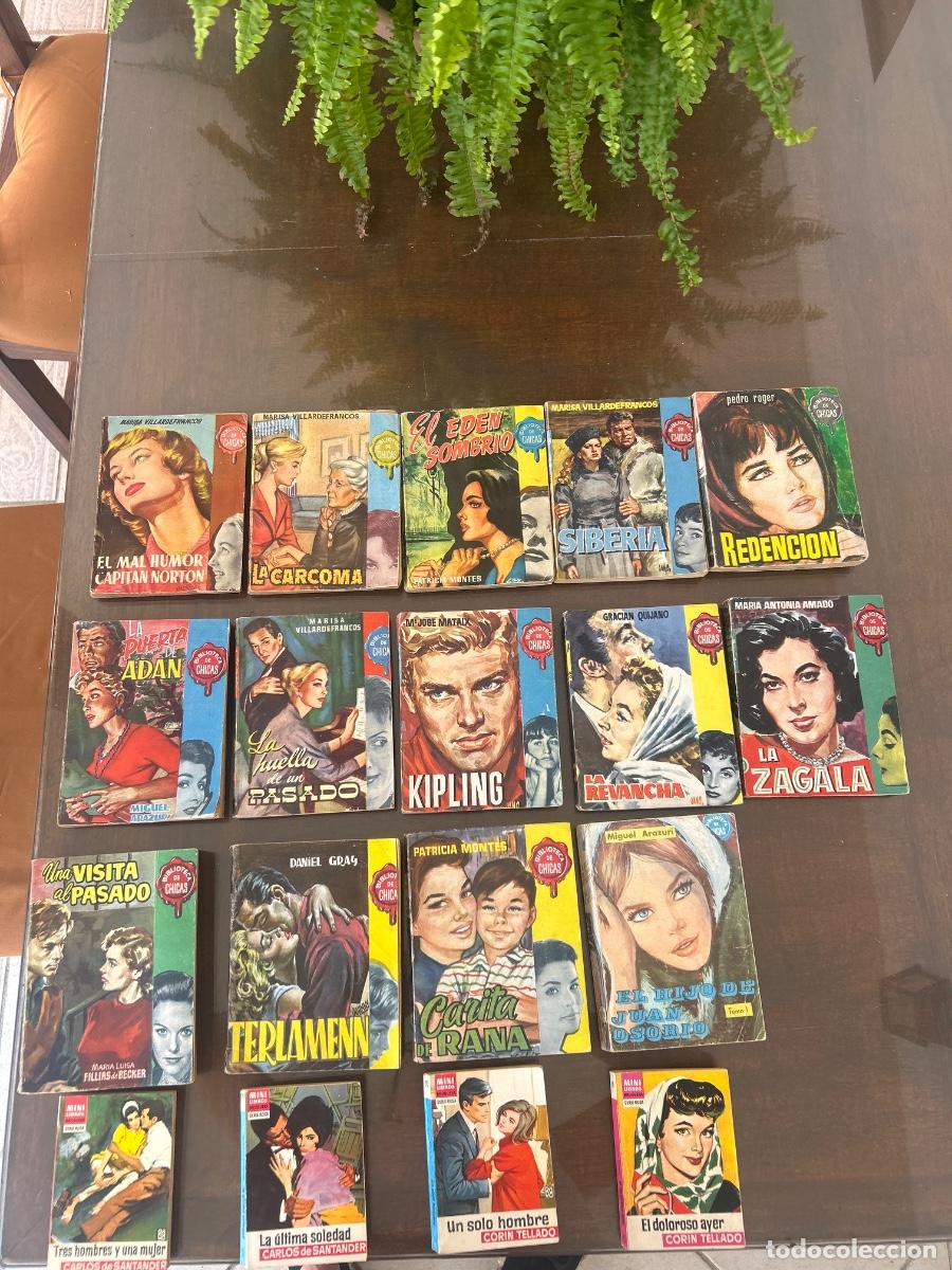 Libros de segunda mano: LOTE BIBLIOTECA DE CHICAS - 18 LIBROS VINTAGE - Cor&iacute;n Tellado + Bruguera + Gilsa A&ntilde;os 60