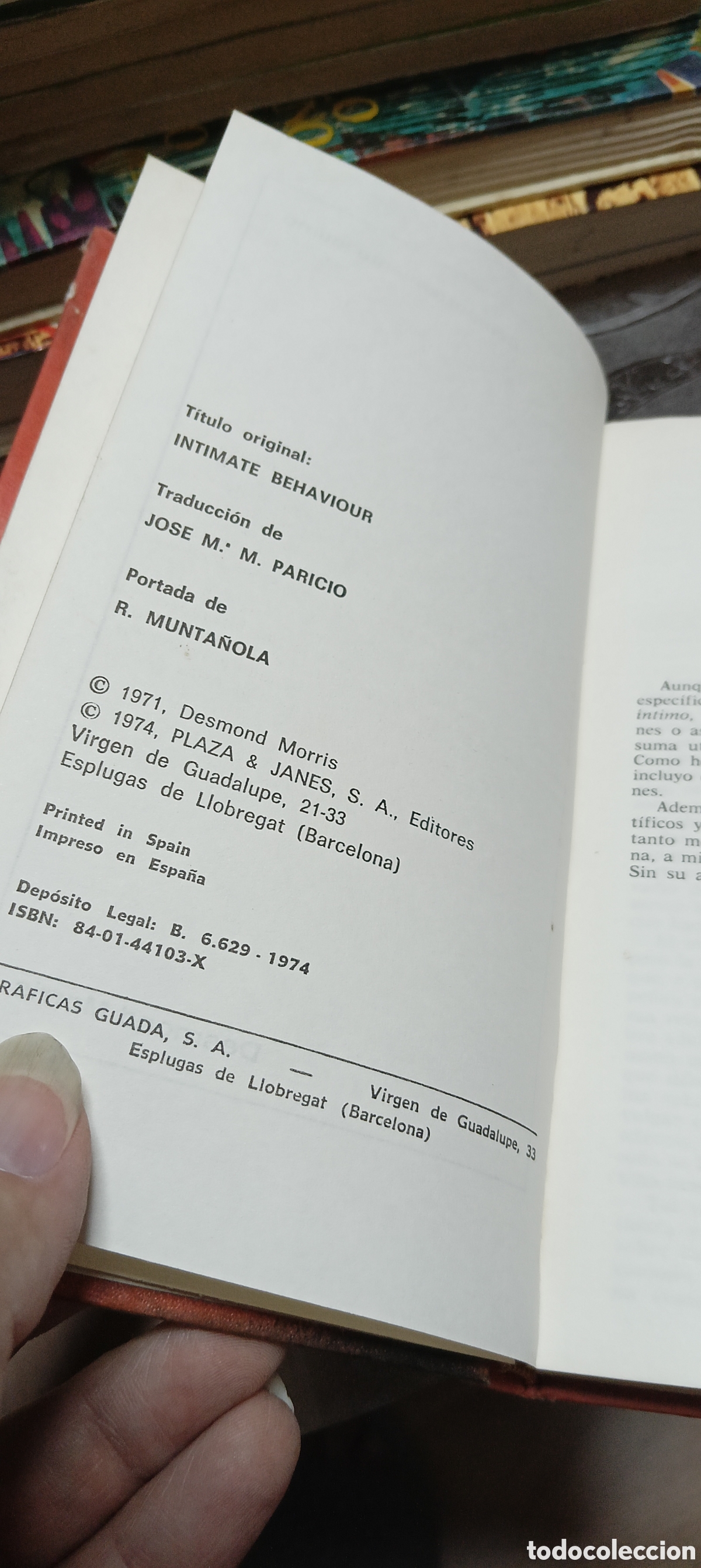 Libros de segunda mano: Libro Comportamiento Intimo - Foto 3