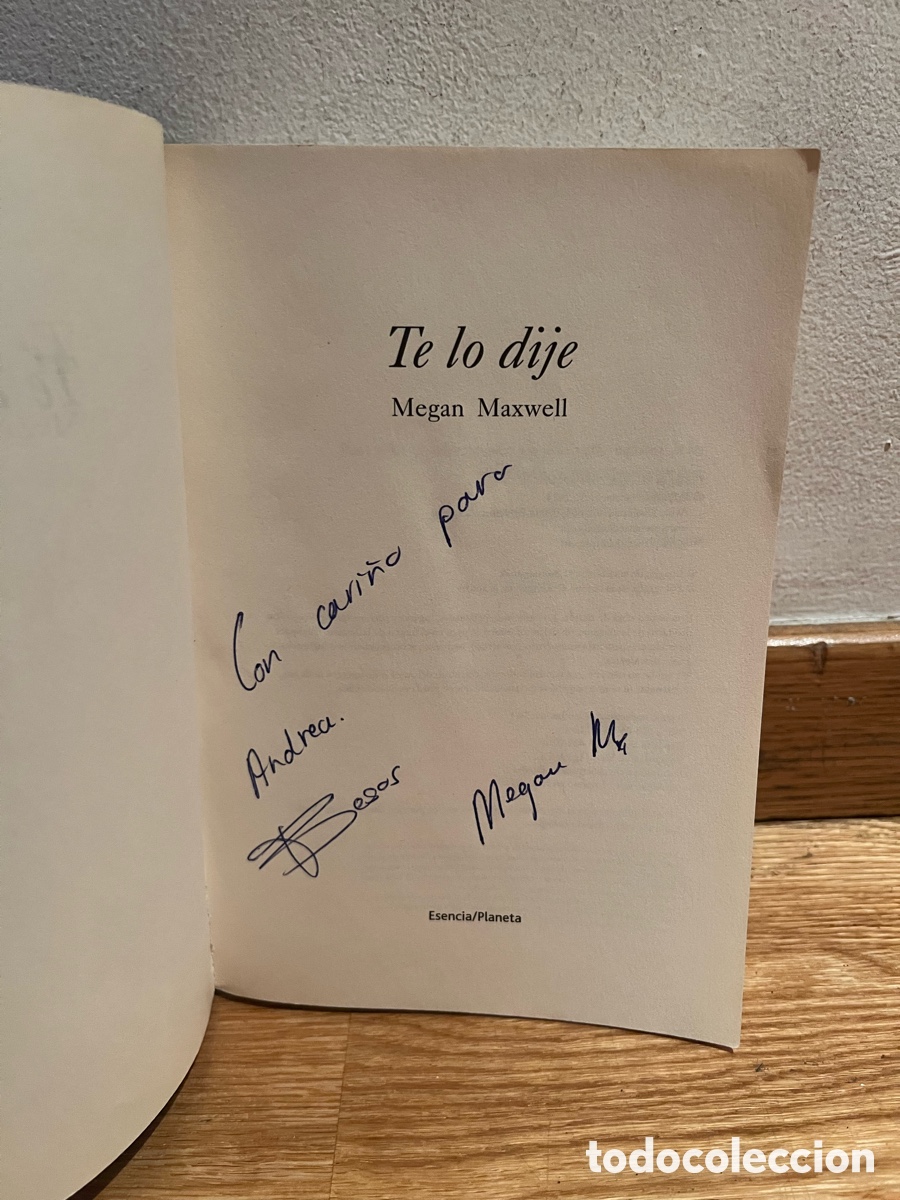 Libros de segunda mano: Megan Maxwell Te lo dije - Foto 2