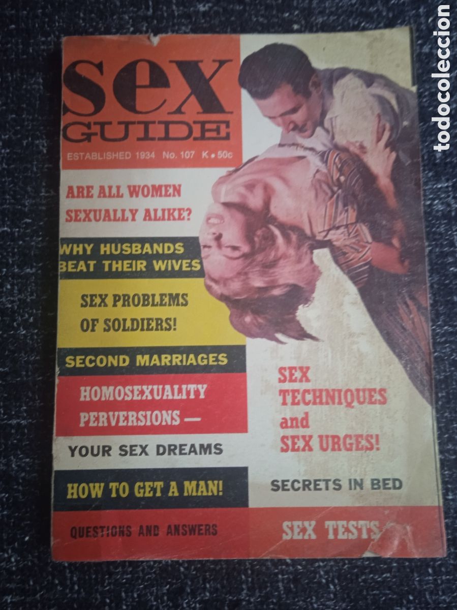 Libros de segunda mano: SEX GUIDE - ESTABLISHED 1934 -EN INGLES