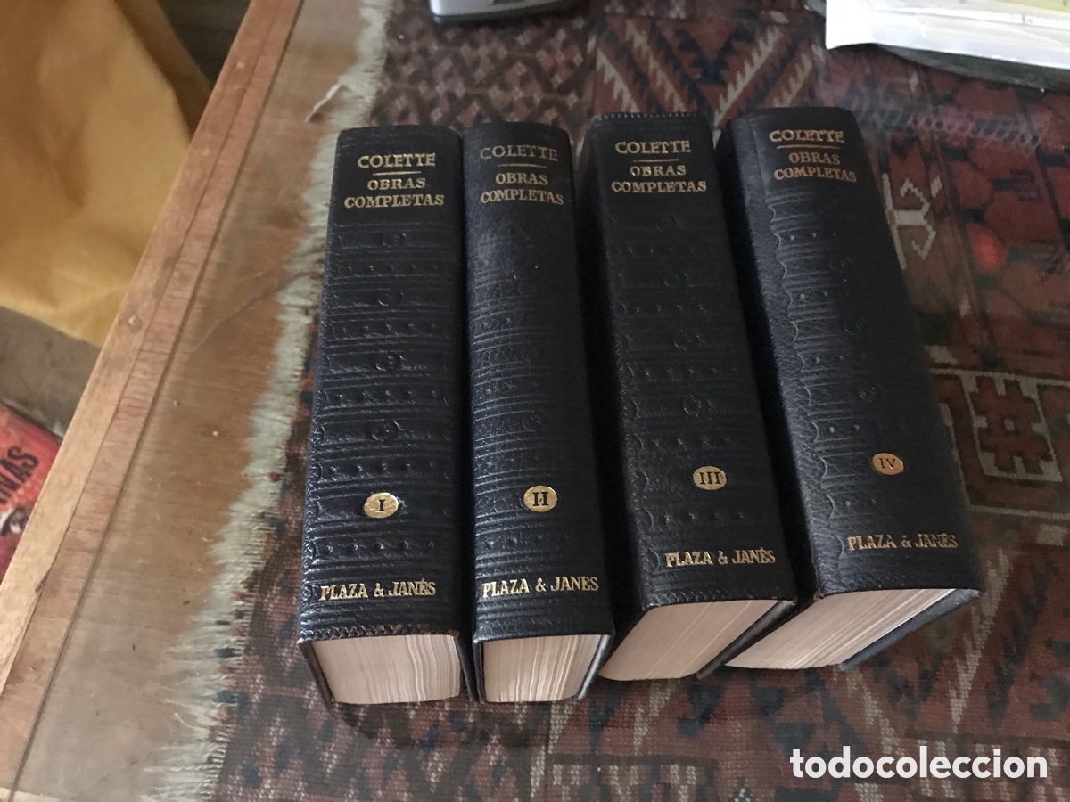 Libros de segunda mano: Obras completas. Colette. Plaza Jan&eacute;s. Cuatro libros