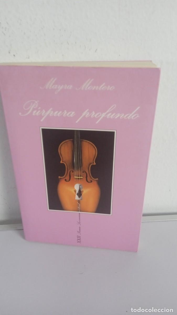 Libros de segunda mano: PURPURA PROFUNDO Mayra Montero La Sonrisa Vertical