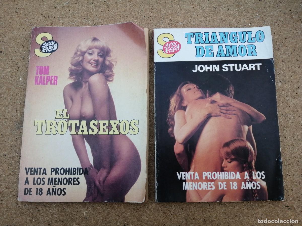 Libros de segunda mano: BOLSILIBROS EROTICOS (EL TROTASEXOS - TRIANGULO DE AMOR)