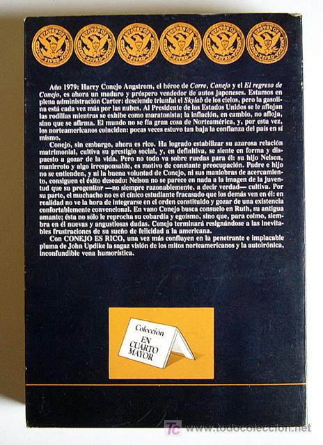 Libros de segunda mano: CONEJO ES RICO - JOHN UPDIKE - Foto 2