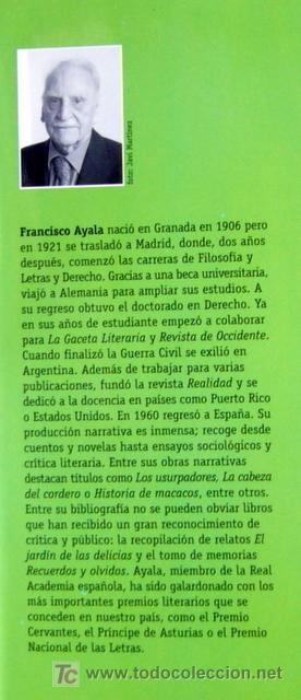 Libros de segunda mano: LA CABEZA DEL CORDERO - FRANCISCO AYALA - Foto 3