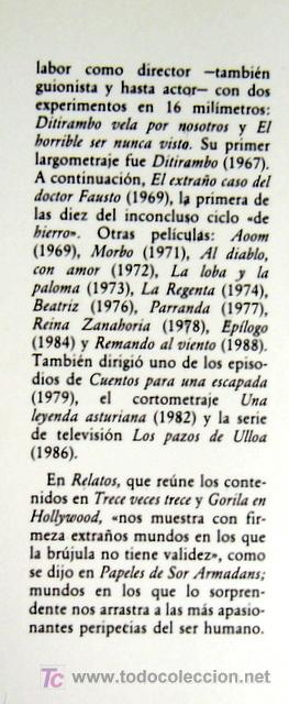 Libros de segunda mano: RELATOS - GONZALO SUAREZ - Foto 3
