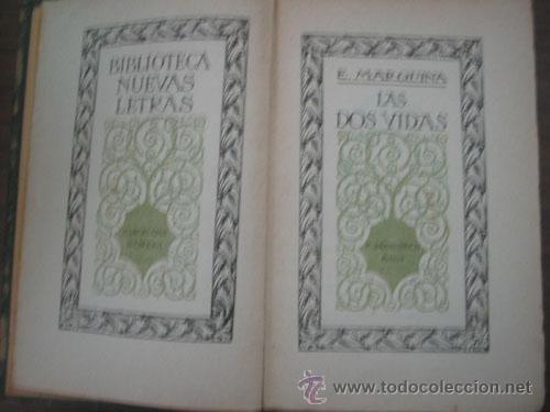 Libros de segunda mano: LAS DOS VIDAS. MARQUINA, E. 1917 - Foto 1