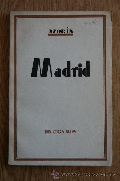 Libros de segunda mano: Madrid. Azor&iacute;n - Foto 1