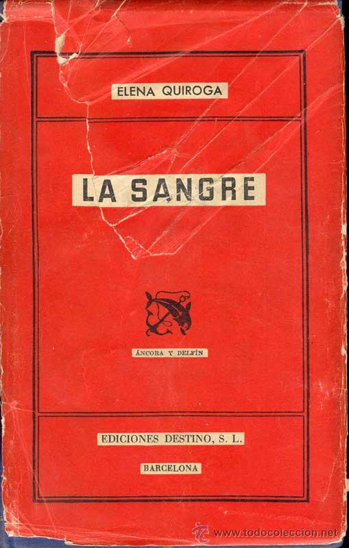 Libros de segunda mano: SANTANDER - QUIROGA - LA SANGRE - Foto 1
