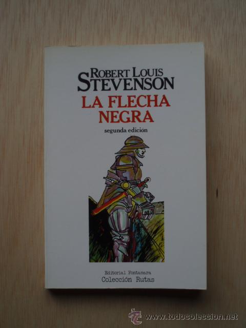 Libros de segunda mano: La flecha negra de Robert Louis Stevenson - Foto 1