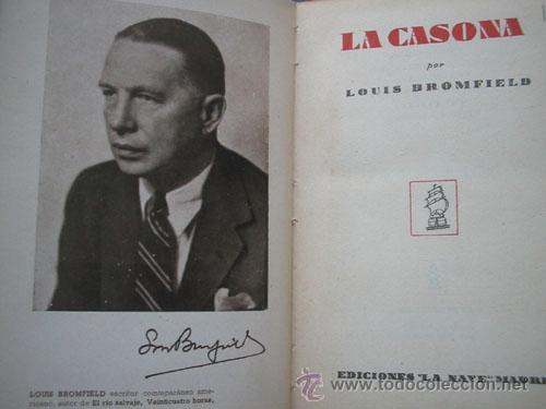 Libros de segunda mano: LA CASONA. BROMFIELD, Louis. La nave - Foto 1