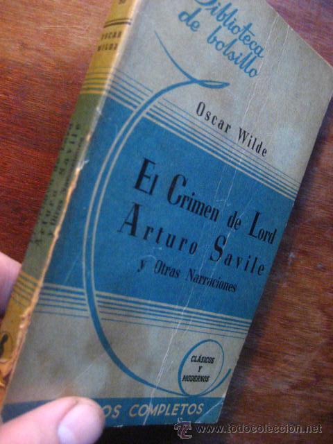 Gebrauchte B&uuml;cher: el crimen de lord arturo savile y otras narraciones, oscar wilde , hachete del 42