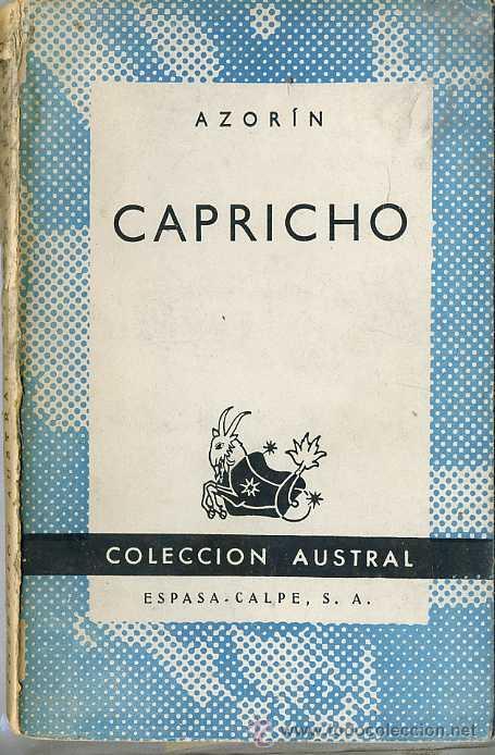 Libros de segunda mano: AUSTRAL  380 : AZORIN - CAPRICHO - Foto 1