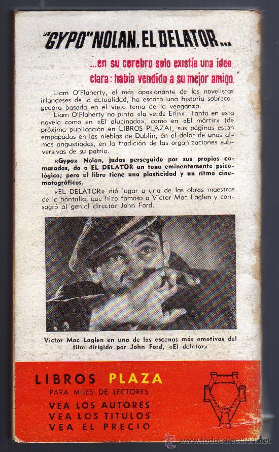 Libros de segunda mano: EL DELATOR - LIAM O&acute;FLAHERTY. - Foto 2