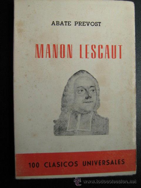 Libros de segunda mano: MANON LESCAUT. PREVOST, Abate. 1969 - Foto 1