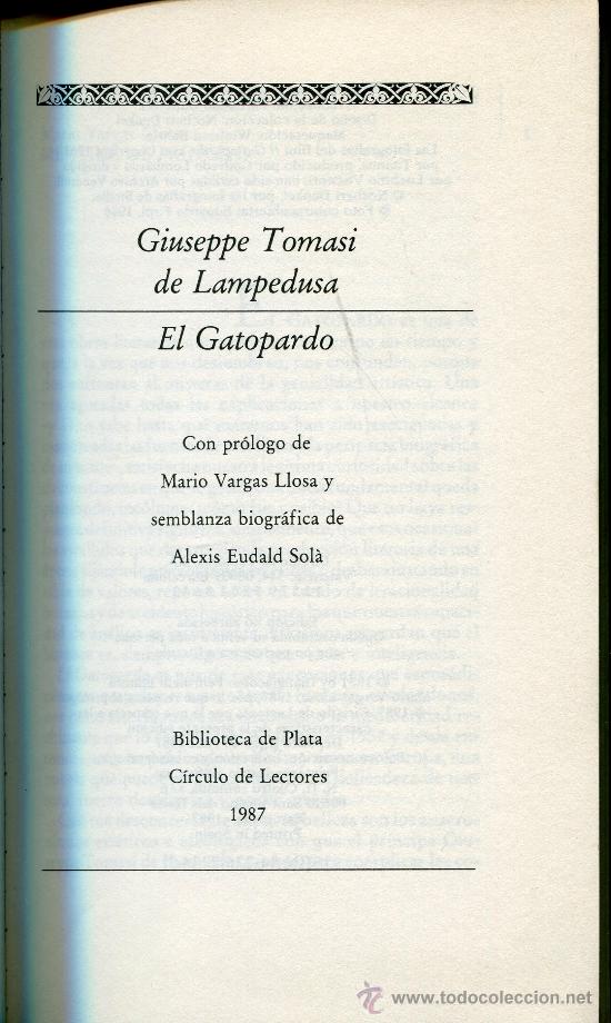 Libros de segunda mano: el gatopardo - Foto 1