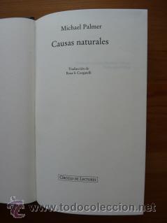 Libros de segunda mano: CAUSAS NATURALES. MICHAEL PALMER - Foto 1